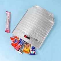 스탠드형 손잡이 지퍼 은박 보냉봉투 15p 35x40보온병 보냉 보온 아이스박스, 본상품