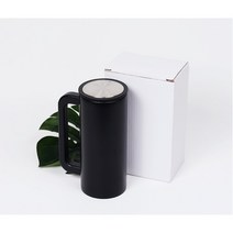 손잡이 텀블러 350ml 레이저 각인 주문제작 DD-10034 콜드 컵 머그 물병 보온wnqkddydvna532, &블랙&