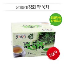 강화사자발쑥 [산애들애] 강화약쑥 티백차 30티백 x 2박스 / 환절기 쑥차