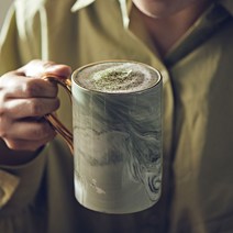 까사무띠 골드 24K 마블머그 10종 5color, 그린 450ml