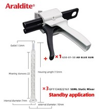 Araldite 에폭시 접착제 카트리지 AB 건 50ml 디스펜스 키트 인상 혼합 3m 총 1:1 1:2, 04 Together 3_01 기타