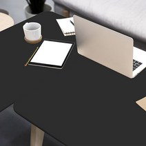 현대시트 한양 책상 식탁 테이블 가구 리폼 인테리어필름 1m + 에코필름 헤라, 07. 매트블랙 ECSM839