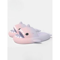 상어 슬리퍼 그라데이션 야외 화장실 미끄럼방지 커플, (사이즈 270-275) 그레이블랙