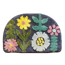 폭신 물흡수 발매트 2타입, 플라워