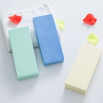 아프지않은 때밀이 때 블럭 스펀지 지우개 [저자극 얼굴 때블럭 이태리 타올 타월], 색상랜덤발송