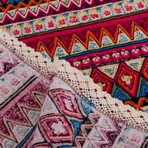 대형식탁 대형테이블 6인용 8인용 10인용보헤미안 품질 식탁보 컬러 소프트 코튼 스트라이프 멀티 사이즈, 01 A_04 60x60cm