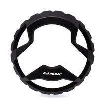 오토바이 스쿠터 야마하 NMAX 125 155 엔맥스 메탈 알루미늄 탱크 주유구 커버, 블랙