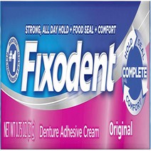 Fixodent Complete Original Denture Adhesive Cream 0.75 oz, 1