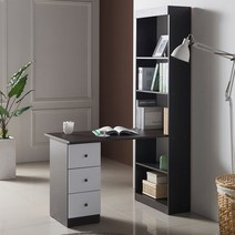 뉴그린퍼니처 모던 h형 책상세트 책상, 웬지화이트