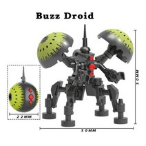 중국레고 테크닉 호환 R2D2 BB8 C3PO R4P17 K2SO IG88 전투 버즈 드로이드 빌딩 블록 K3PO 일반 Grievous 벽돌 액션 피규어 장난감, E-XP352