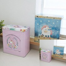 커피믹스 틴케이스 탕비실정리 커피케이스, 블루