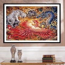 사무실 성공 힘 인테리어 보석십자수 재료 만들기, 120X80CM