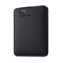 WD 5TB Elements 휴대용 HDD 외장 하드 드라이브 PC 및 Mac용 USB 3.0 플러그 앤 플레이, Portable, 4TB