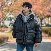 [키작은남자] 케몬드 포켓 숏 패딩