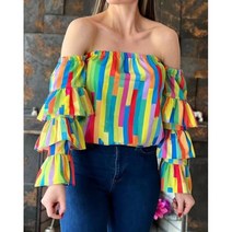 화이트 블랙 셔츠 레이스 오프숄더 블라우스 탑 의류 오프 숄더 올오버 프린트 랜턴 슬리브 캐주얼 데일리 긴 소매 올 매치