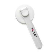 강아지 고양이 반려동물 원터치 힐링 펫 브러쉬, 그레이