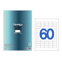 [SH] 방수라벨 PP-3101 10매 60칸 폼텍( SH 72000EA ), 본상품