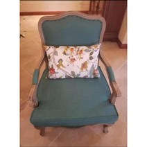 미국 거실 패브릭 가죽 앤틱 소파 유럽 침실 의자 프랑스 클래식 쇼파 1인용, . + BF.딥 그린 29호 컬러