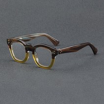 반뿔테 실루엣 하은테 안경 빈티지 남성 옵티컬 여성