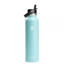 Hydro Flask 680.4g(24온스) 스탠다드 마우스 플렉스 빨대 캡 라구나 653410, Dew