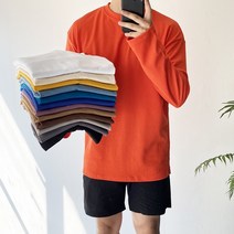 데일트 남자 오버핏 무지 긴팔티 13컬러