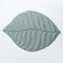 캠핑 사이잘록 놀이방 라탄 먼지없는 이케아 러그 카페트 nordic leaf rug 홈