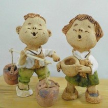 토기인형 (물지게), 우물