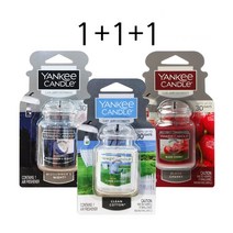 양키캔들 얼티메이트 1+1+1 자동차용, 선택1:02 클린코튼x2개/선택2:02 클린코튼x1개