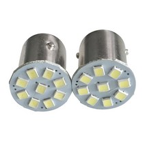 자동차전조등 10pcs 자동차 led p21w 1156 ba15s 1157 bay15d p215w s25 흰색 drl 역등 회전 테일 라이트 전구 24v led 턴 시그널 호환