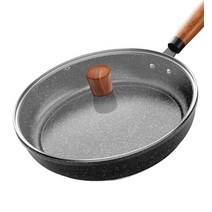 위위브렌 무코팅 파고 후라이팬 인덕션, [3-6 명 제안] 덮개가있는 32cm, 두껍게