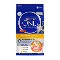 퓨리나 원 캣 1.4kg 면역력 고양이사료, 7세이상 노령묘