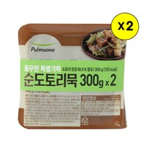(상온)[풀무원]순도토리묵300gx4, 300g, 4개