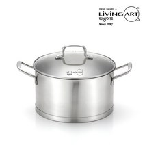 리빙아트 에센셜 인덕션 양수냄비 20CM, 단품