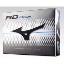 MIZUNO (미즈노) 골프공 RB 투어X 화이트 1 다스 (12 개입) 4 피스 대상 헤드 스피드 : 38 m / s 이상 볼 타입 : 거리두기 & 컨트롤, 1개, 상품명참조