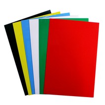 화신 칼라 고무 자석판 200x300x0.8T 녹색, 2개
