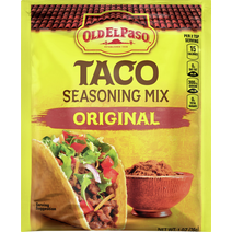 Old El Paso Taco Seasoning Mix 올드 엘 파소 타코 시즈닝 믹스 오리지널 28g x 10개, Single
