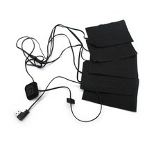 발열판 발열필름 usb 붙이는 난로 난방 깔창 장갑 8 in 1 USB 전기 천 히터 패드 자켓 세트, [04] 2