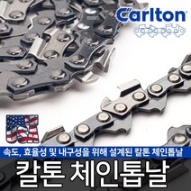 미제 정품 칼톤 체인톱날 전기톱날 엔진톱날 가이드바, 1-옵션01 칼톤 체인톱날 25x29T