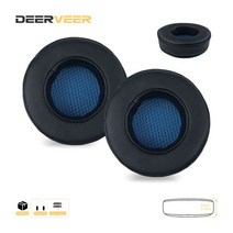 DEERVEER 교체 용 Earpad For ASUS Orion Rog Spitfire USB 오디오 프로세서 7.1 Virtu 헤드폰 Thicken Memory Foam Cush, [03] 3Gray Leather
