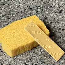 깨끗한생각 주방 행주 셀룰로스 스폰지 세차 고밀도 고강도 압축 스펀지, 1개