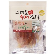 그대로 수제간식 소떡심과 치킨말이 80g 애견 간식, 1