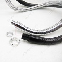 침대독서등 마리스텔라 아르떼미데 Led 구즈넥 Dia10MM 20-100CM 범용 호스 led 조명 액세서리 철 파이프 테이블 램프 유연한 홀더 2 피스, [01] Black, [03] 400MM M10 M8