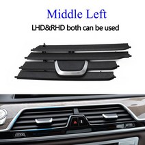 대시 센터 중간 왼쪽 오른쪽 에어 벤트 그릴 렛 AC 슬라이드 클립 수리 BMW 7 G11 G12 730Li 740Li 750Li M760Li, 2.Middle Left