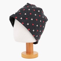 [키즈용] 기모하트 키즈용 기본비니 / 어린이용 환자용 암환자 뇌수술 탈모 모자 두건 항암 치료 준비 여성두건 친환경소재 면비니 기모소재 반다나 속비니