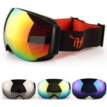 휠러스 IFFLYING 성인용 스키고글 보드고글 YH-112 10종, YH-112_F화이트/바이올렛