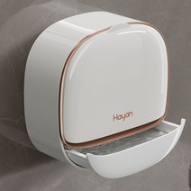 라라하우스 화장실 세면대 무타공 비누 받침대 홀더, 화이트