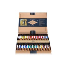 미젤로 미션 골드클래스 퓨어 피그먼트 수채화 물감 세트 MWC 1524P, 26색, 15ml