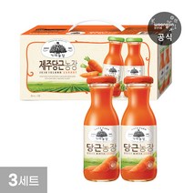 가야농장 제주당근농장 180mL 12병 3세트