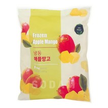 맥그로우앤마리 냉동 애플망고 청크 1kg / 페루산, 5kg(1kgx5팩), 5개