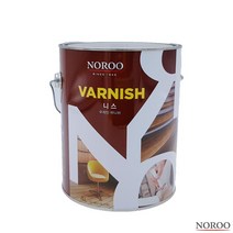 노루표페인트 DV-6400 원목 유성 바니쉬 페인트 목재용 투명 4L